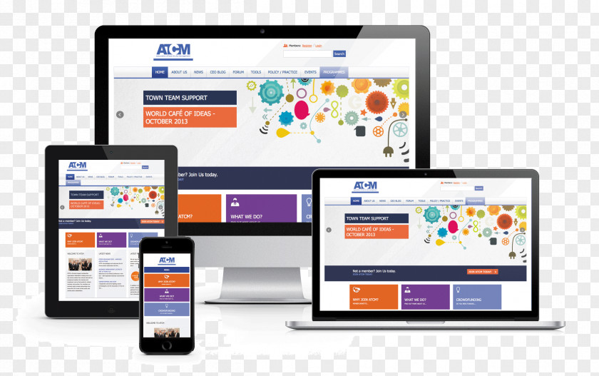 Web Design Responsive Development Hosting Service PNG