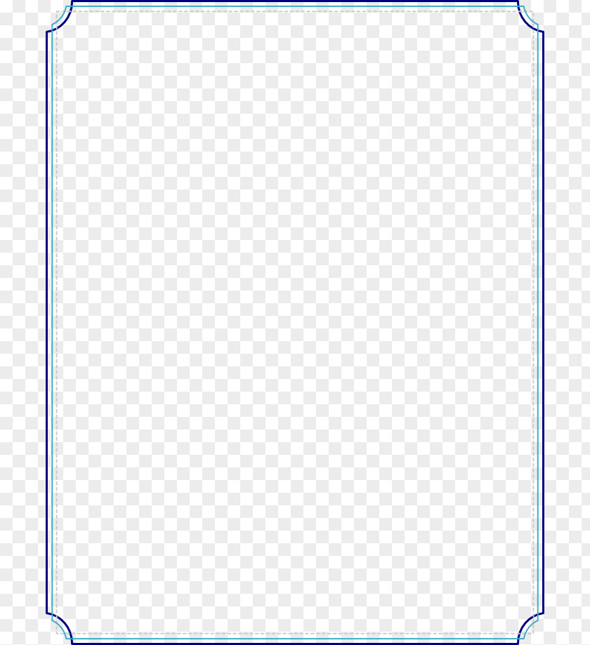Blue Border Mesh Area Angle Pattern PNG