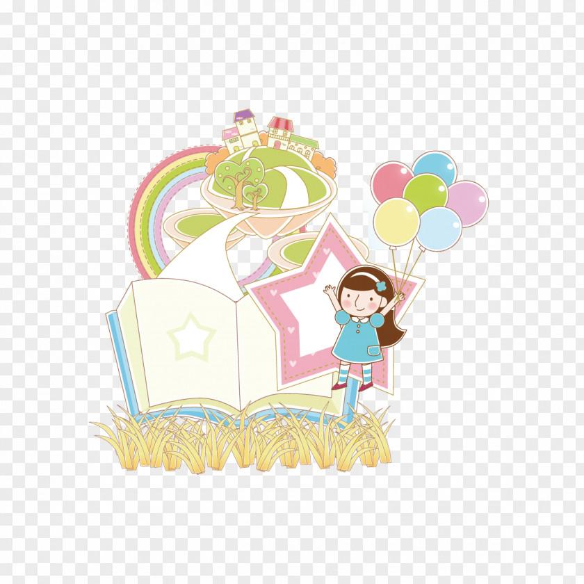 Creative Child Element Festival Cartoon Drawing Balloon Illustration PNG