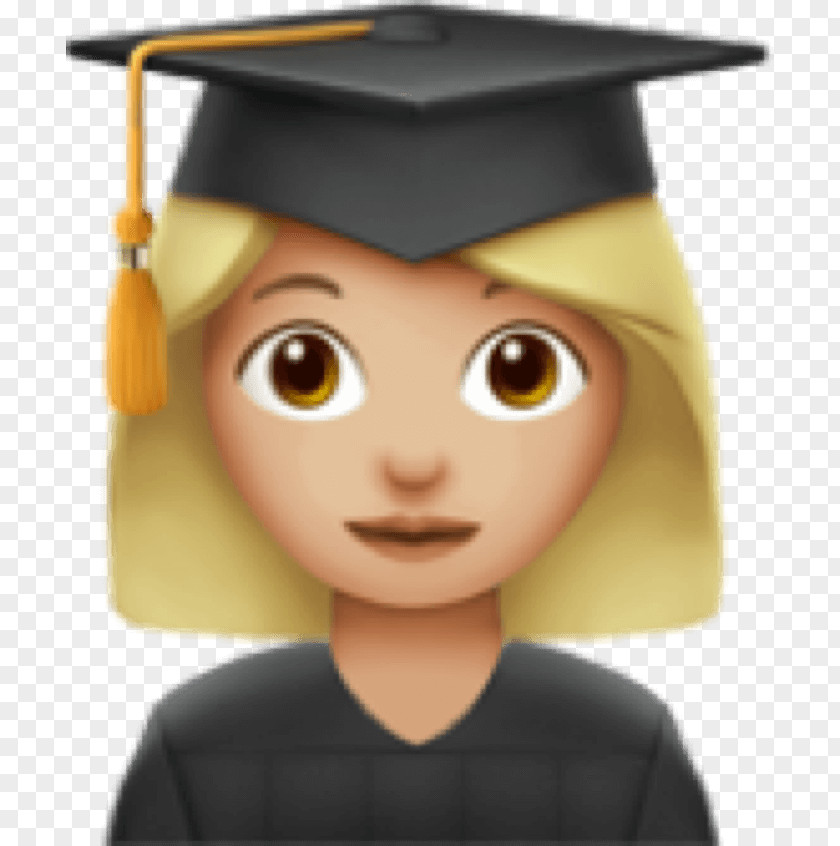 Graduate Emoji Domain Emoticon Apple Color IOS 10 PNG