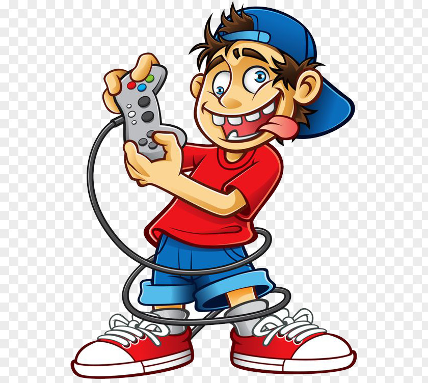 Kids Playing Games Video Game Cartoon Play Royalty-free PNG