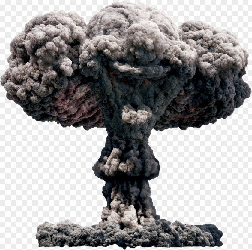 Nuclear Explosion Mushroom Cloud Icon PNG