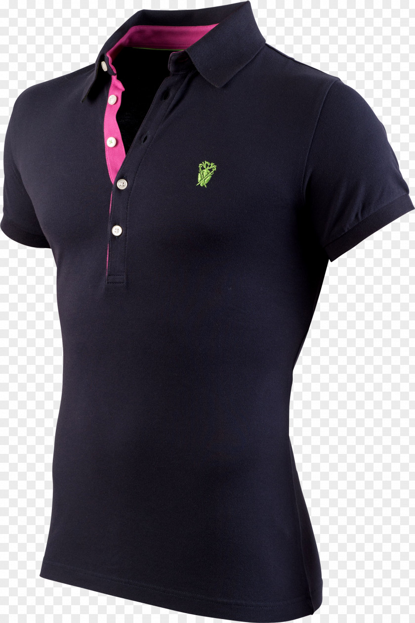 Pink 2018 T-shirt Sleeve Collar Polo Shirt PNG