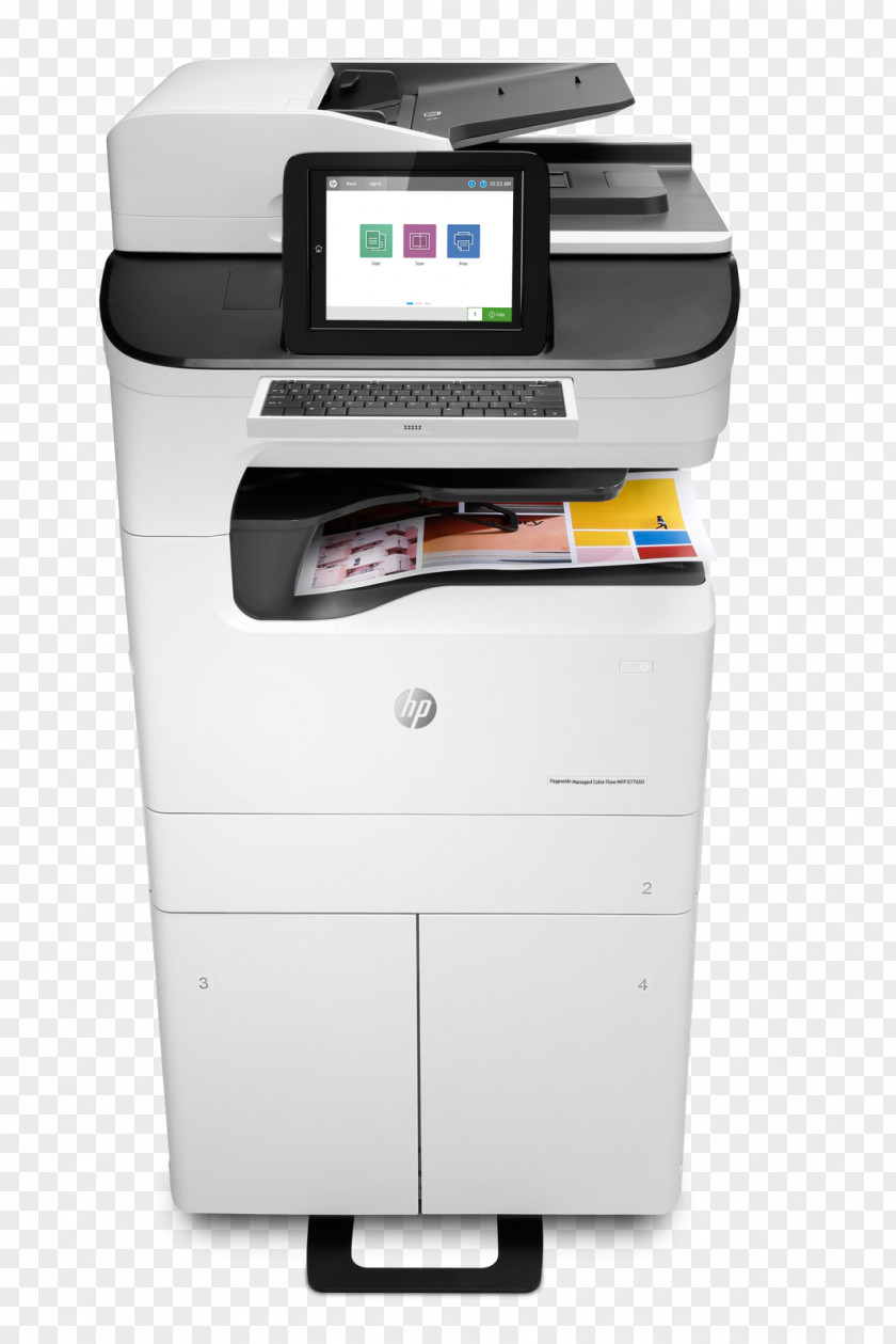 Hewlett-packard Hewlett-Packard Multi-function Printer HP PageWide Enterprise Color Flow MFP 785zs 785f PNG