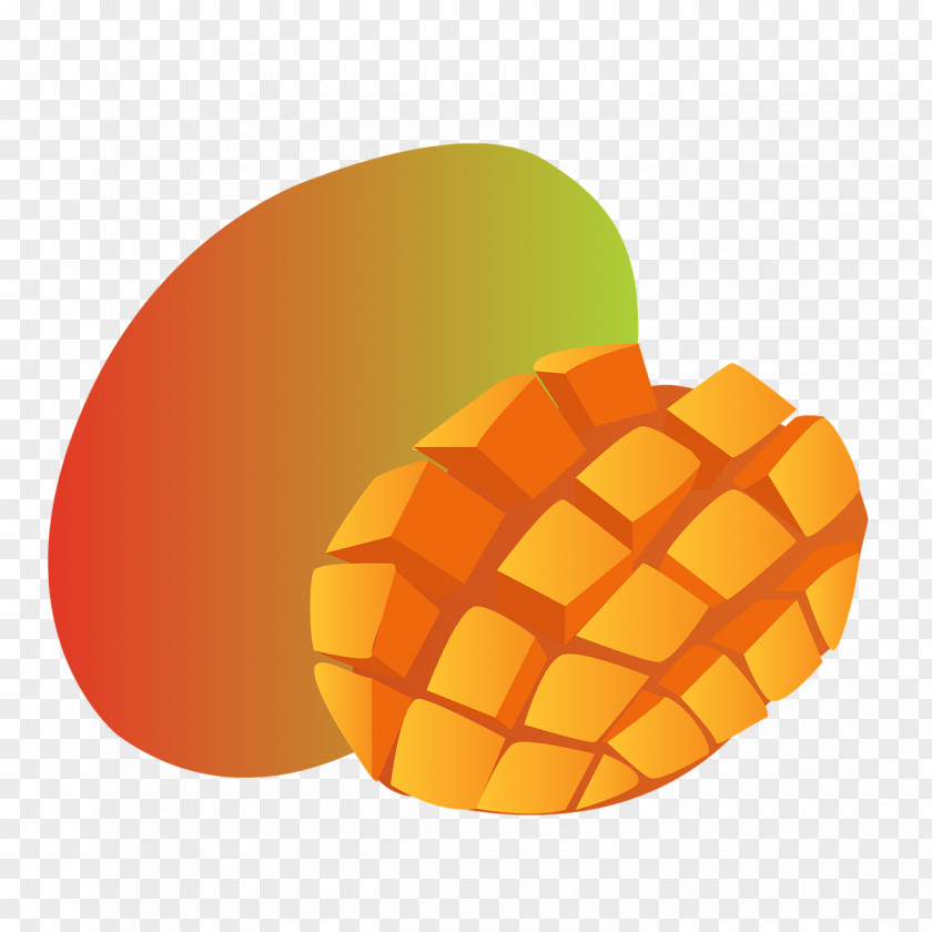 Ripe Mango Fruit Orange Food Clip Art PNG