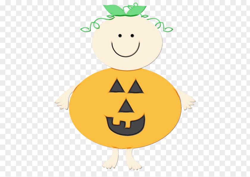 Fruit Emoticon Happy Halloween Art PNG