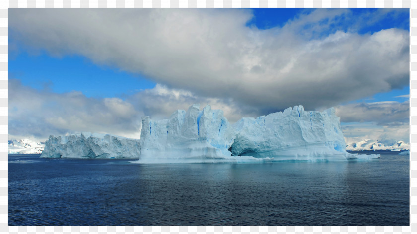 Overcast Glacier Fjord Ice Cap Sea Iceberg PNG