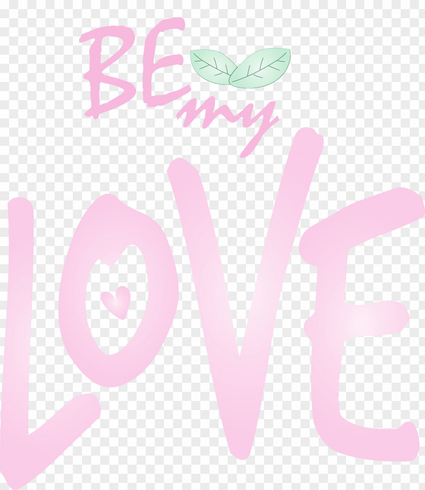 Pink Text Font Heart Love PNG