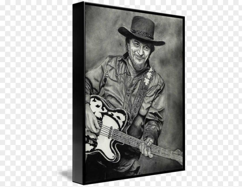 Waylon Jennings Guitarist Musician Outlaw Country PNG