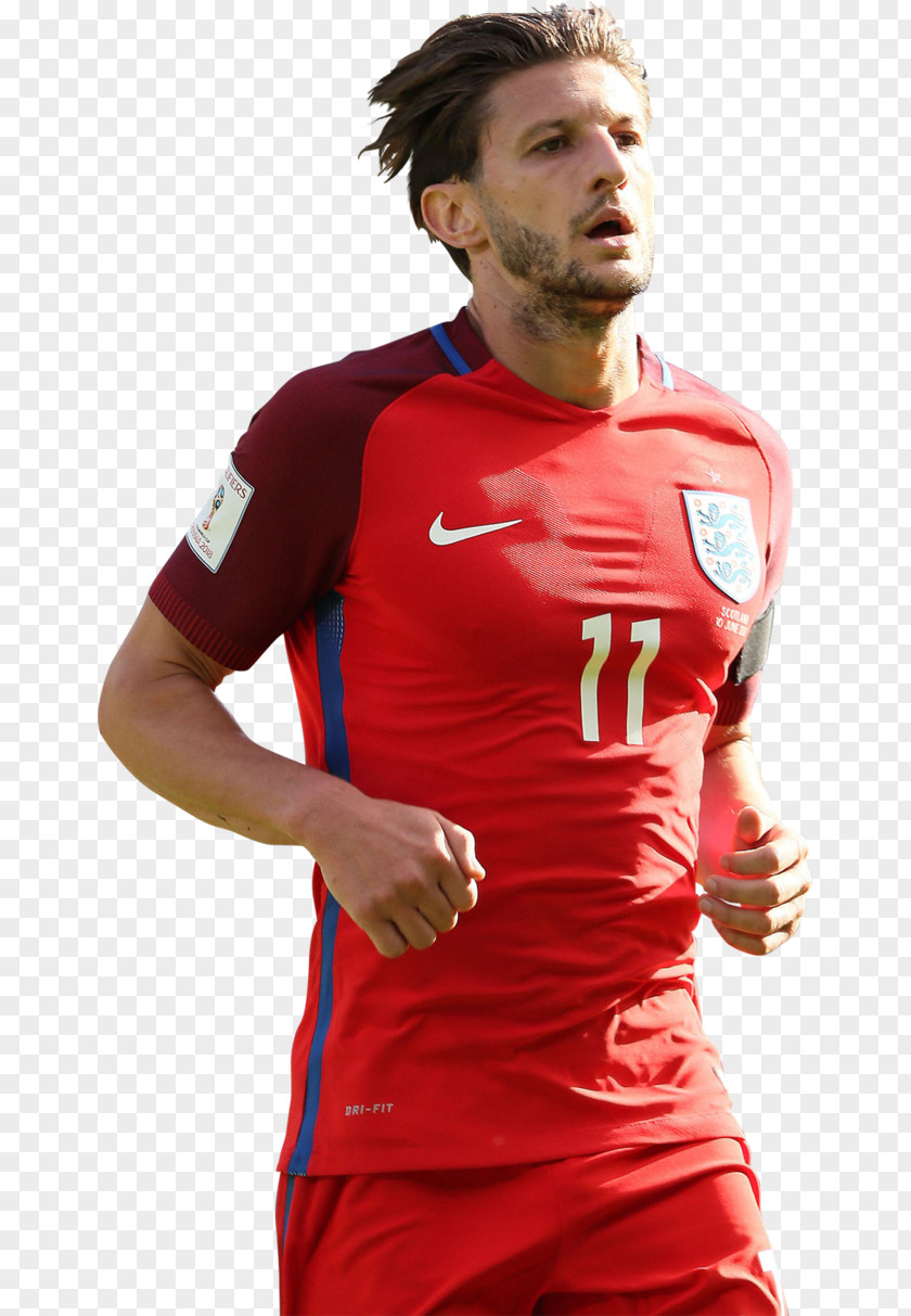 Adam Lallana Soccer Player Jersey T-shirt Art PNG