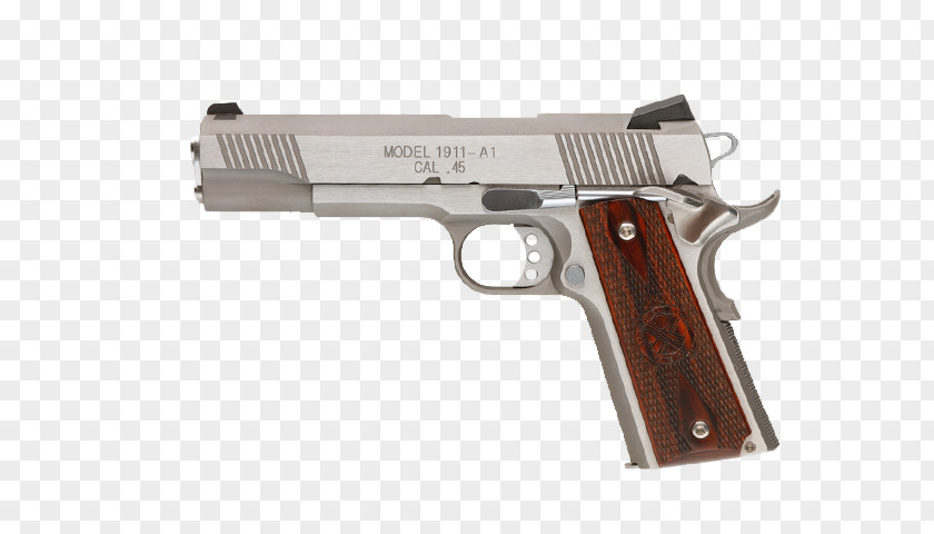 Armory Springfield M1911 Pistol .45 ACP Automatic Colt Colt's Manufacturing Company PNG