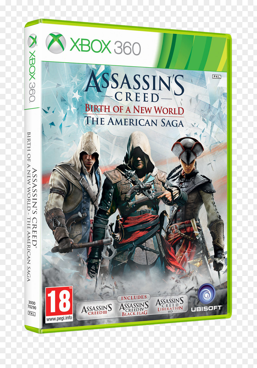 Assassin's Creed: The Americas Collection Creed III: Liberation IV: Black Flag PNG