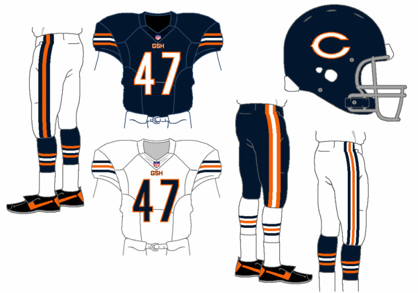 Chicago Bears Logo Logos, Uniforms, And Mascots NFL Jersey PNG