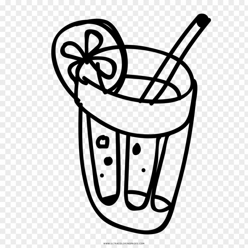 Cocktail Drawing Coloring Book Line Art Ausmalbild PNG