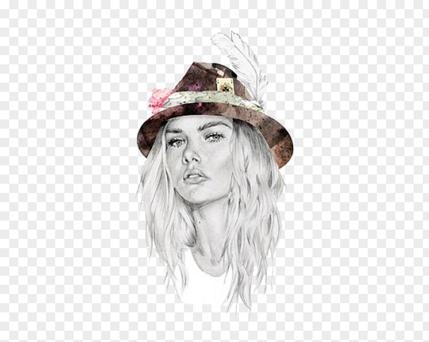 Hat Beauty Kelly Smith Drawing Fashion Illustration Illustrator PNG