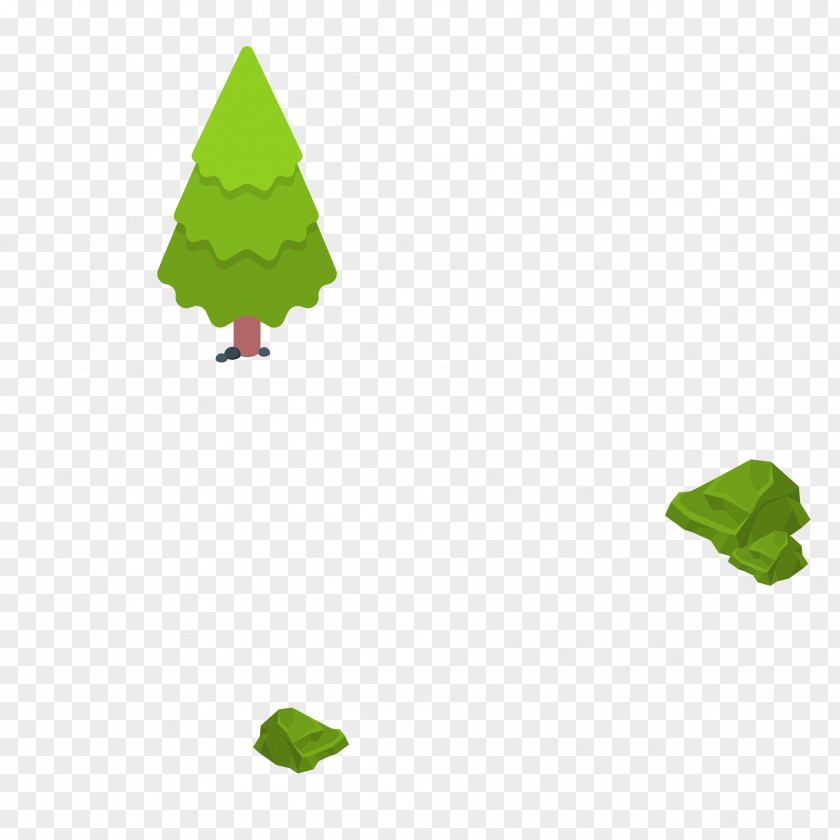 Leaf Triangle Green Tree Text PNG
