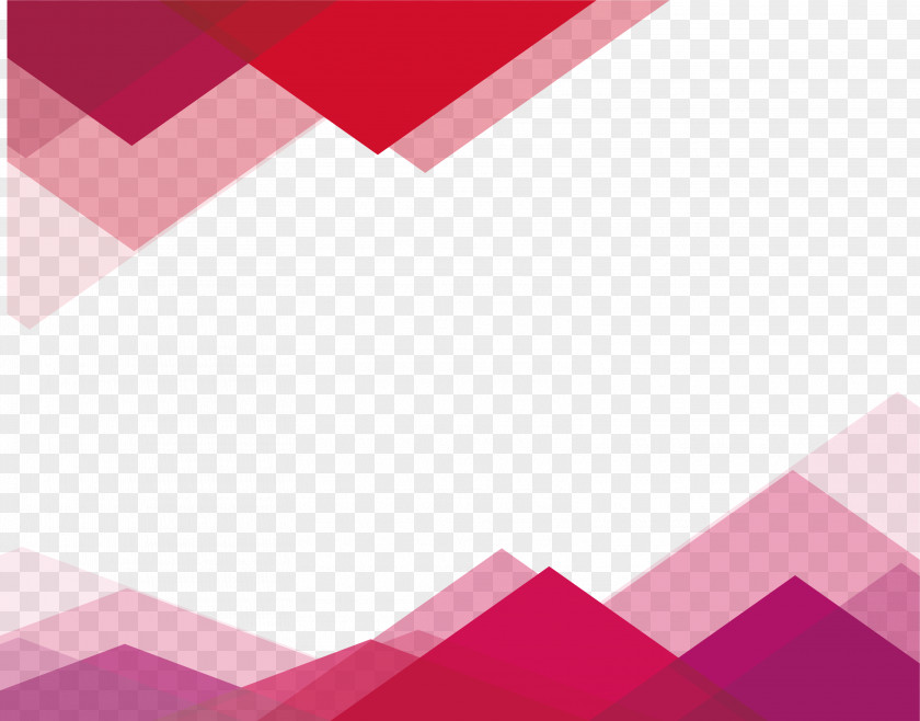 Red Triangle Border PNG