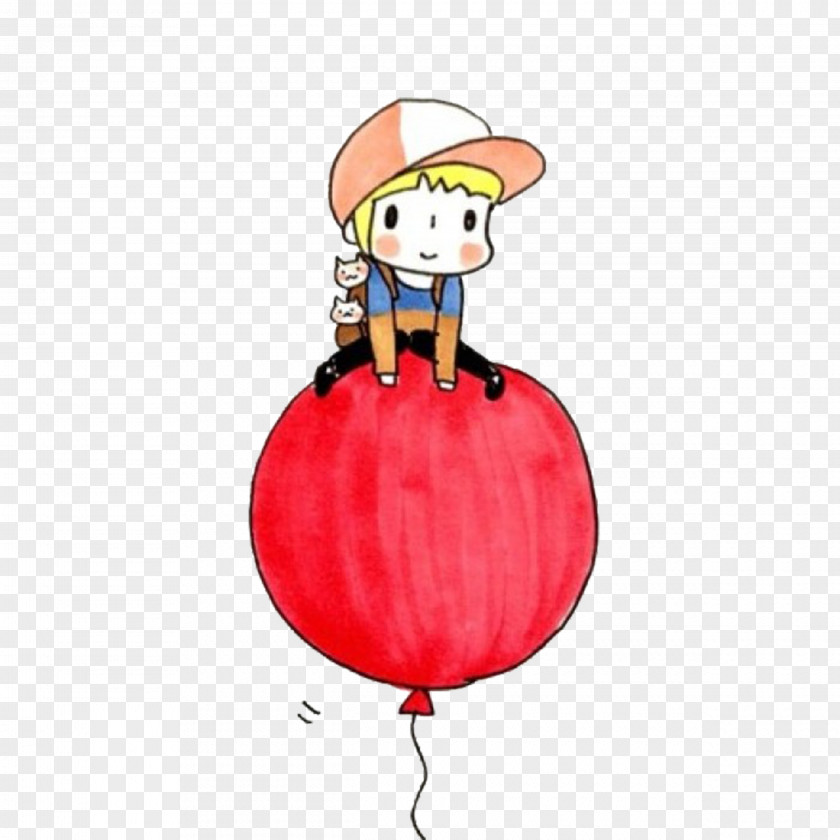 Being A Material For Free Download Cartoon Red Smile Balloon Illustration PNG