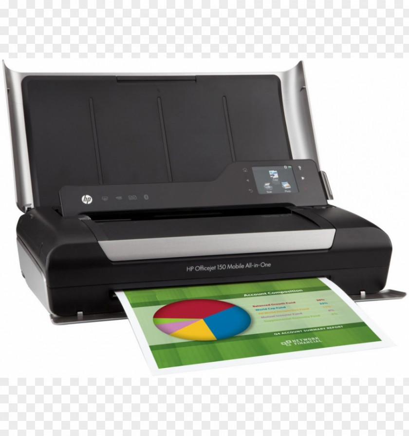 Printer Hewlett-Packard Multi-function Inkjet Printing PNG