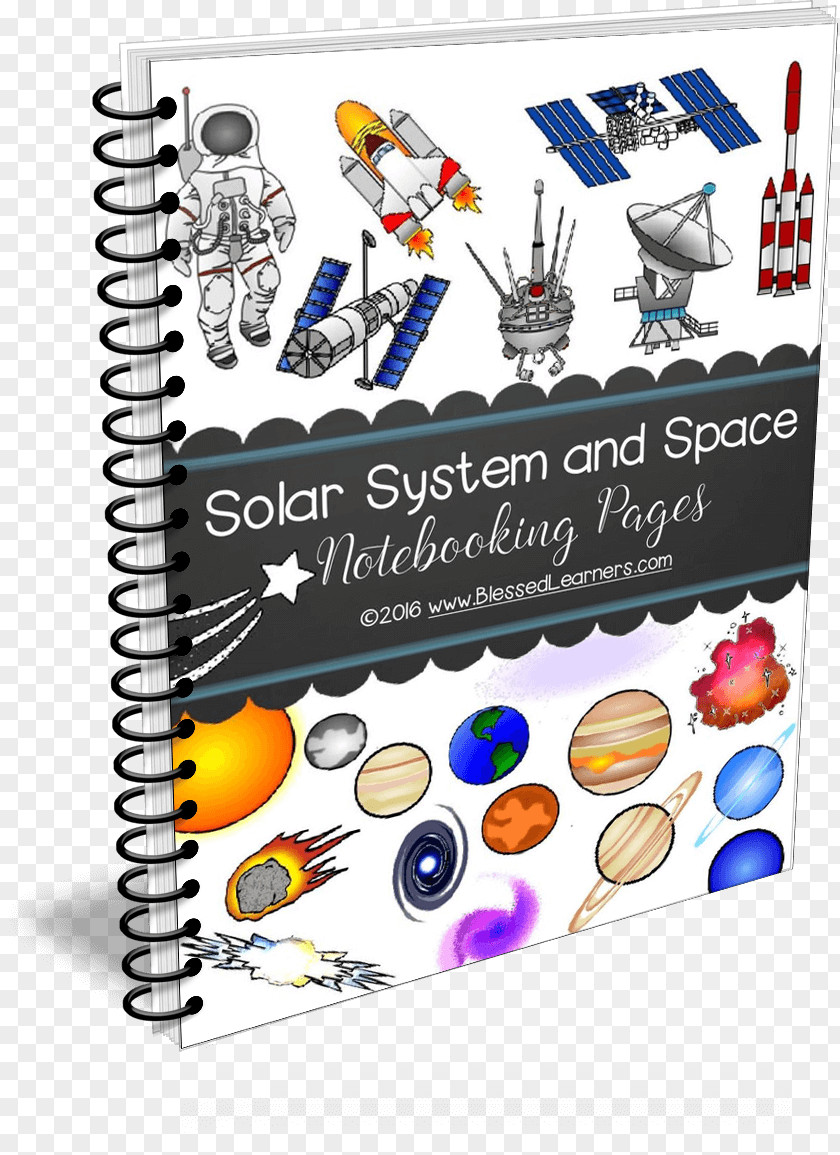 Spiral Binder Astronomy Solar System Earth Planet Outer Space PNG