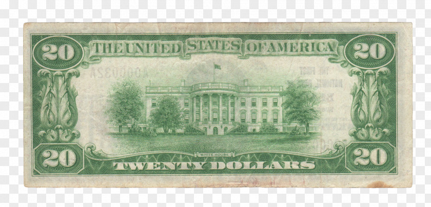White House United States Dollar Federal Reserve Note System Banknote PNG
