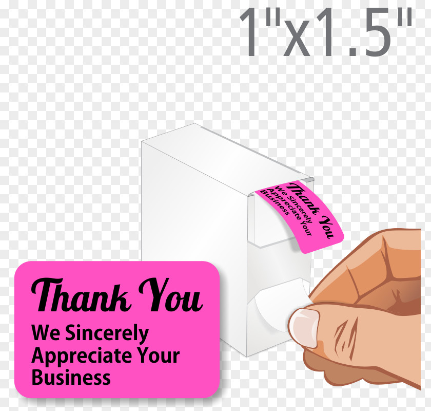 Business Label Dispenser Sticker Printing PNG