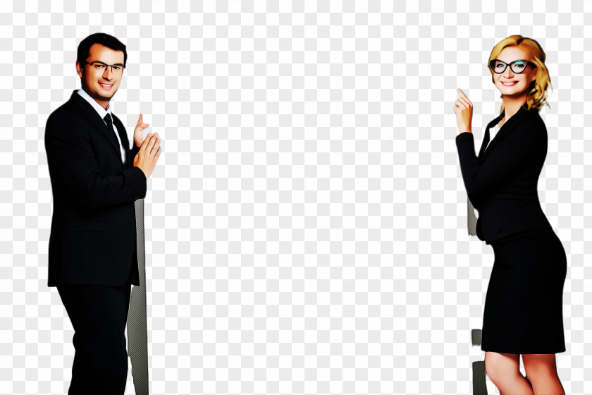 Employment Conversation Standing Gesture Formal Wear Businessperson Suit PNG