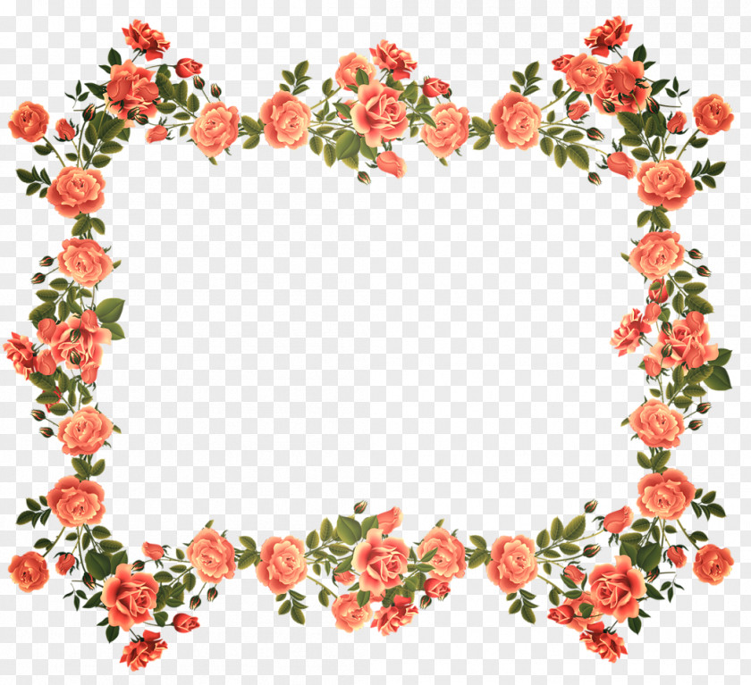 Rose Borders And Frames Picture Flower Floral Design PNG