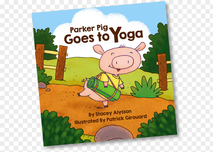 Yoga Kid Parker Pig Goes To Beach Instructor Child PNG