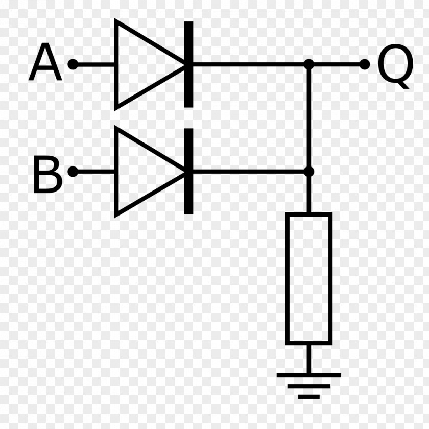 Open Gate Logic Diode AND OR PNG
