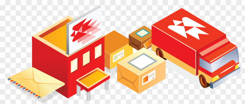 Vector Material Delivery Point Post Office Box Mail Icon PNG