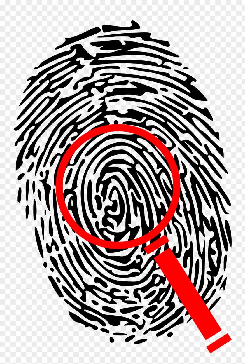 Blackandwhite Spiral Fingerprint PNG