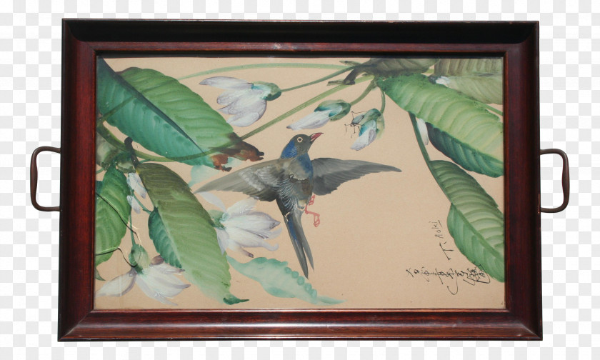 Hand-painted Birds Painting Picture Frames Fauna Pollinator Work Of Art PNG