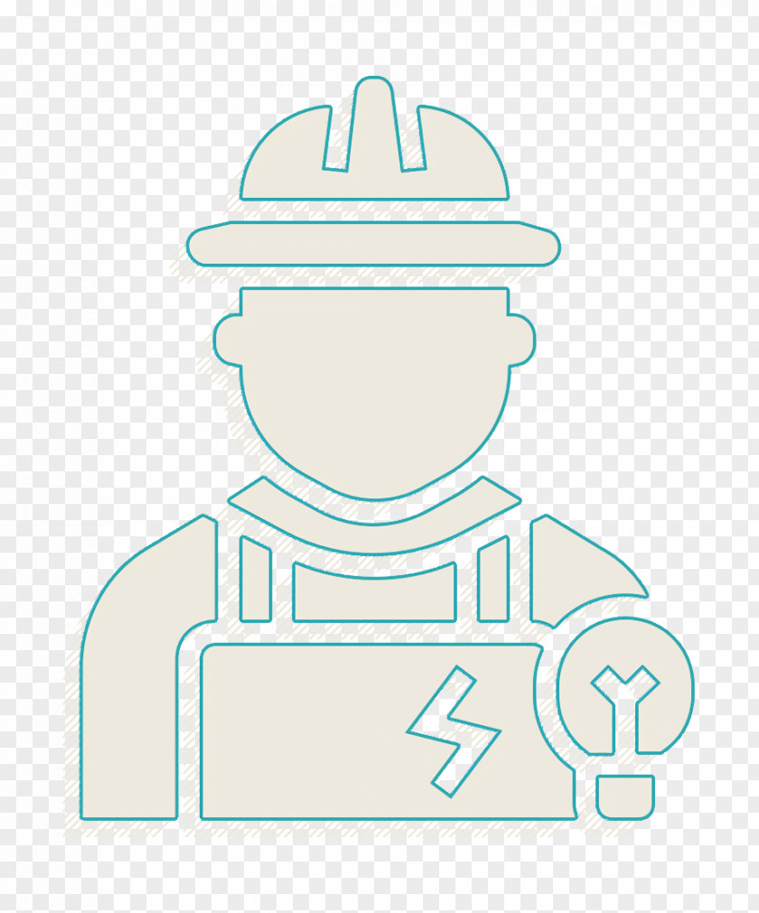 Jobs And Occupations Icon Electrician PNG