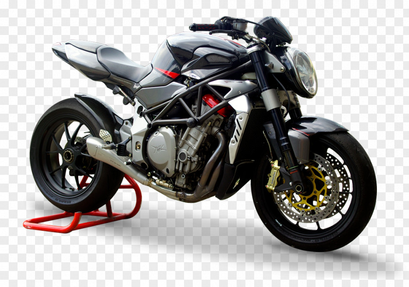 Motorcycle Exhaust System MV Agusta Brutale Series 910 R PNG