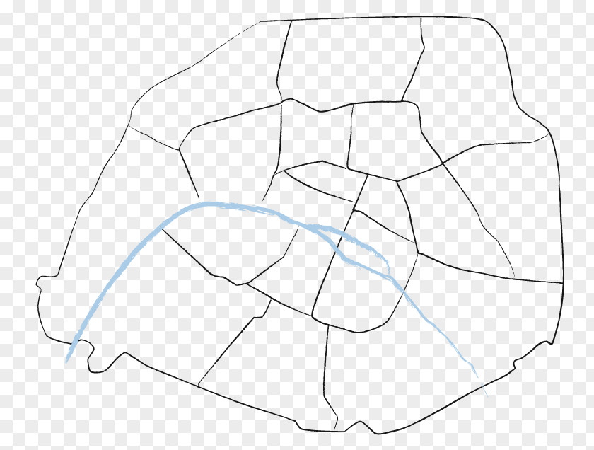 Paris Arrondissement Of Blank Map Geography PNG