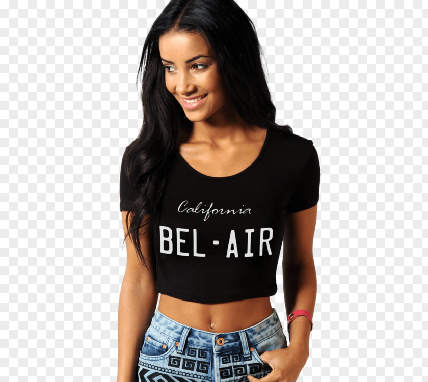 T-shirt Crop Top Clothing Sleeve PNG