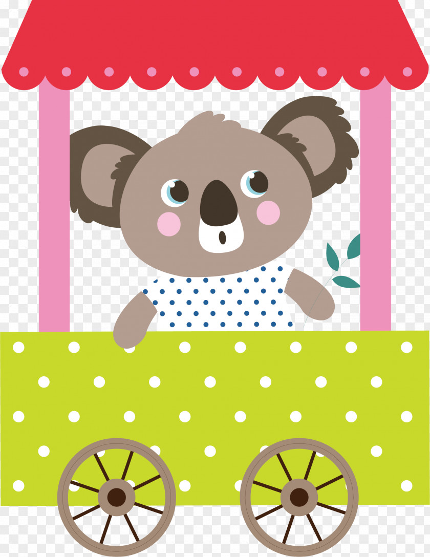 Vector Koala Hawker Clip Art PNG