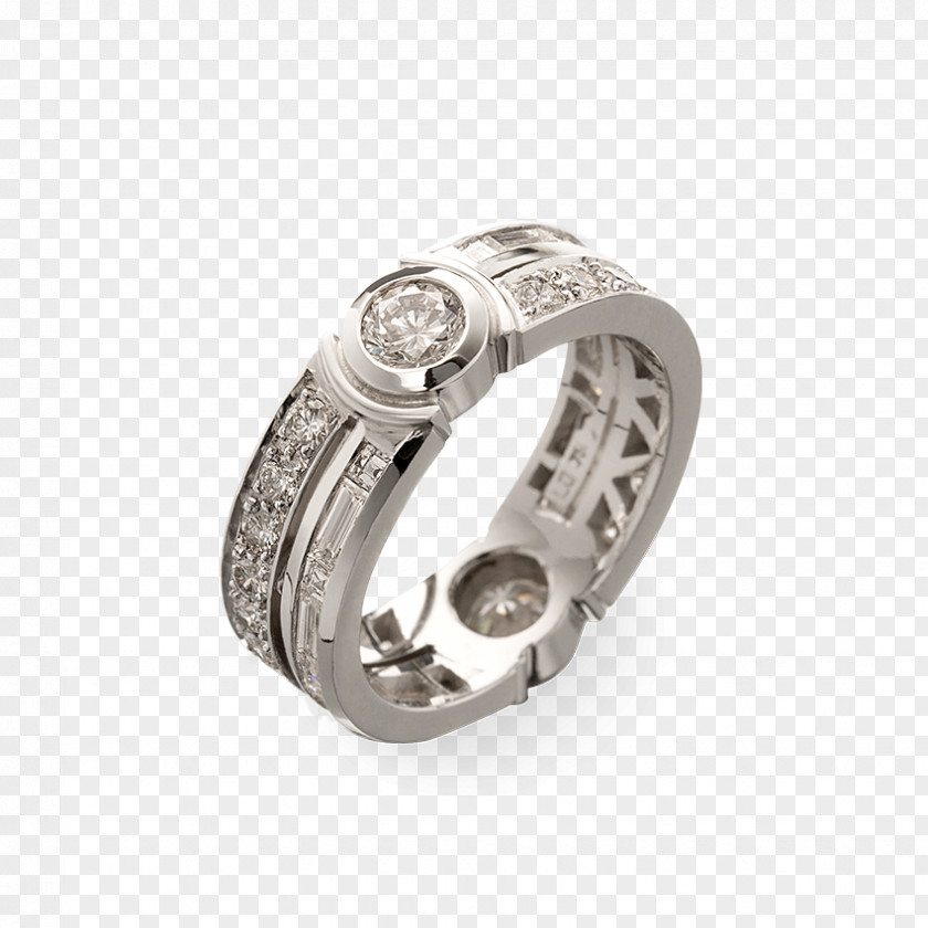 Wedding Ring Diamond Cut Brilliant PNG