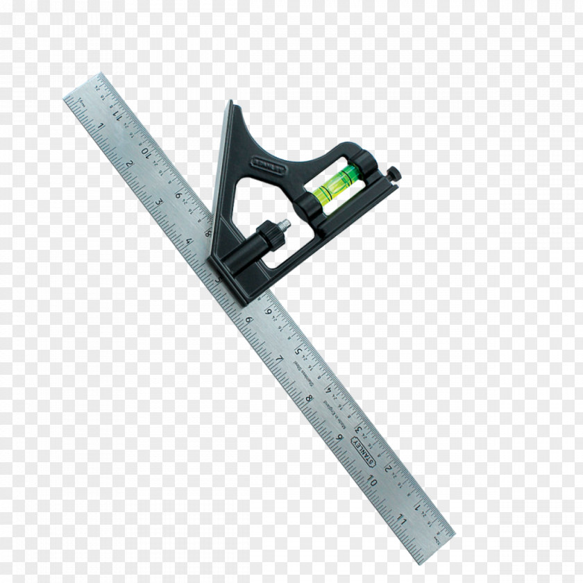Woodworking Tools Product Stanley Kombinationswinkel Metallgriff 300mm Hand 46222 Combination Square PNG