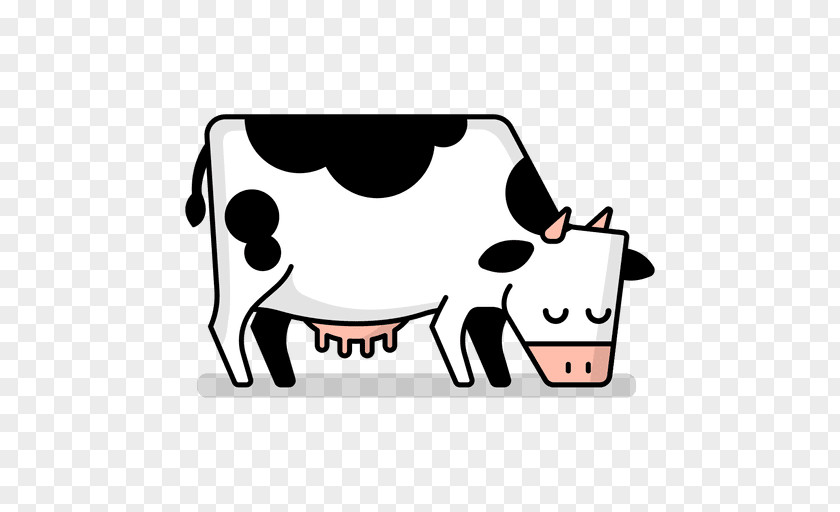 Cow Cattle Drawing Animation PNG