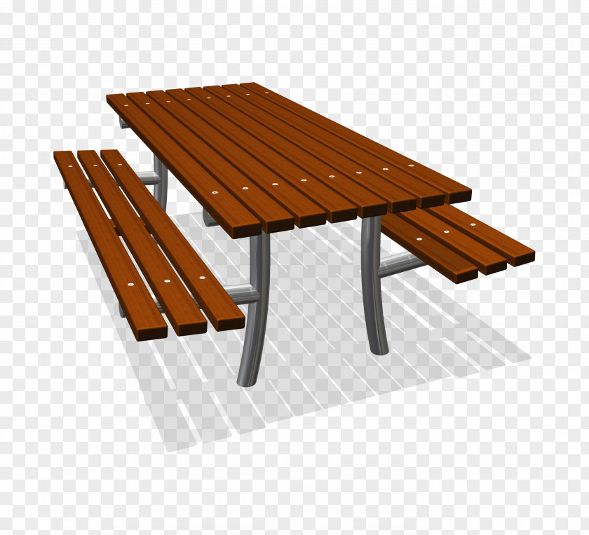 Picnic Table Top Bench Line Angle PNG
