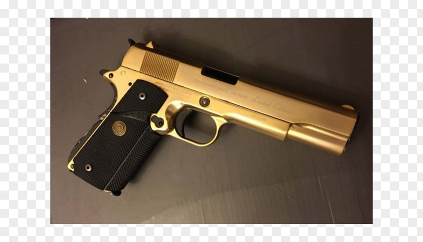 Gold Plate Plating Chrome Trigger PNG