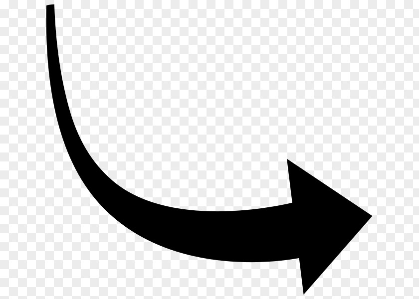 Rounded Arrow Curve Clip Art PNG