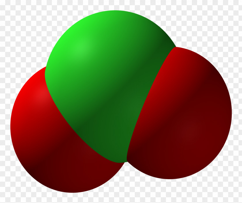 SF Chlorine Dioxide Bleach Molecule Chlorite PNG