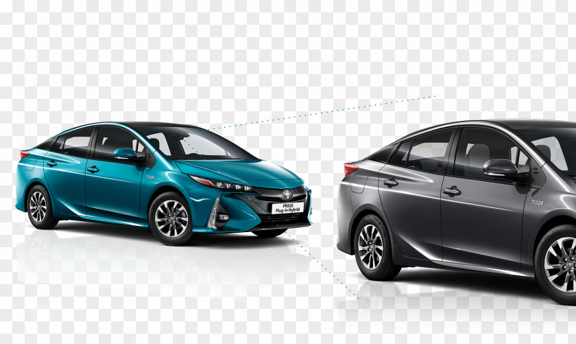 Toyota Prius Plug-In Hybrid Mid-size Car Electric Vehicle PNG