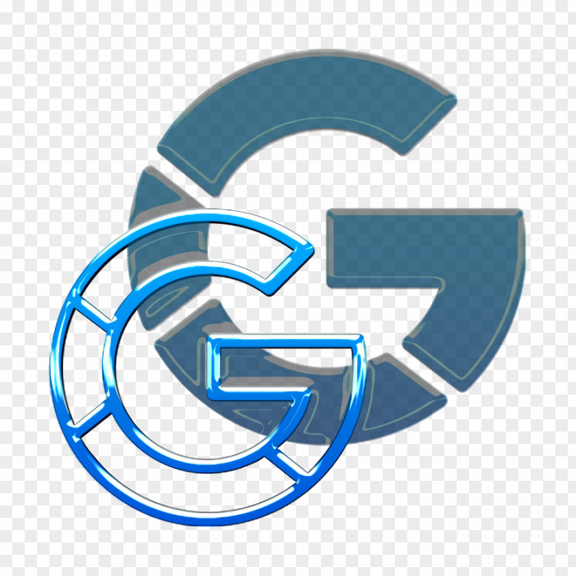 Electric Blue Symbol Google Logo Background PNG