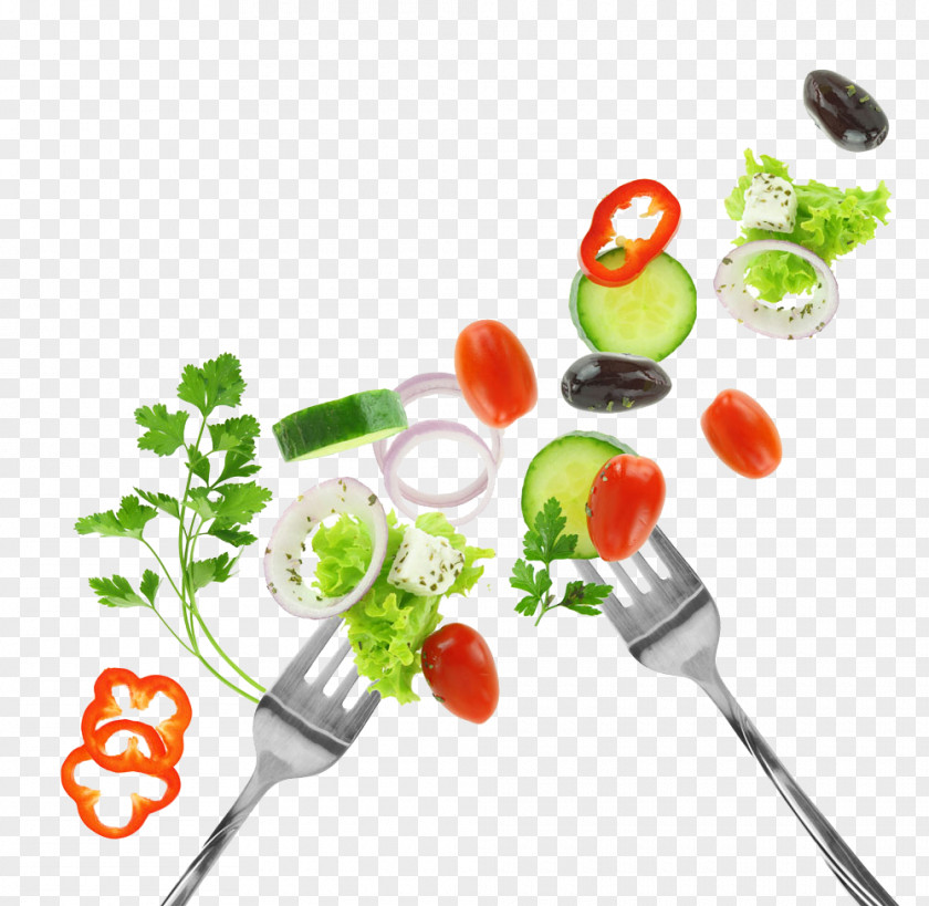 Vegetables And Fork Vegetable Food Diet Health Eating PNG