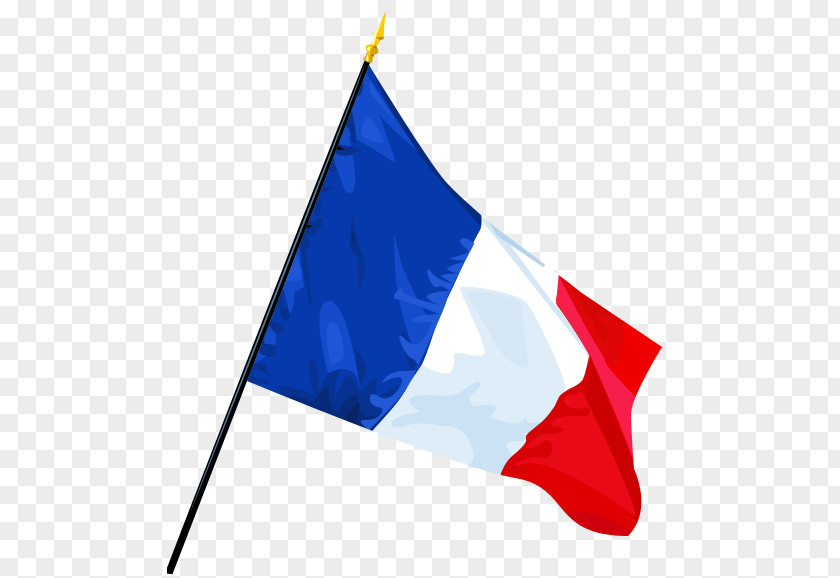 Blue And Red French Flag Of France Clip Art PNG