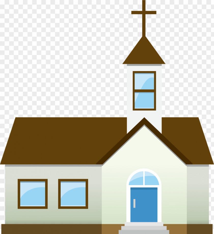 Church Vector Material Cartoon Architecture PNG